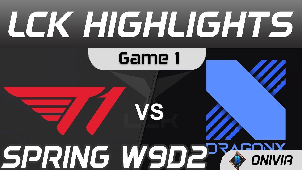 T1 vs DRX Highlights Game 1 Spring Season 2021 W9D2 T1 vs DragonX by Onivia thumbnail