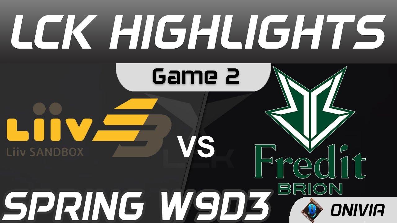 LSB vs BRO Highlights Game 2 Spring Season 2021 W9D3 Liiv SANDBOX vs Fredit BRION by Onivia thumbnail