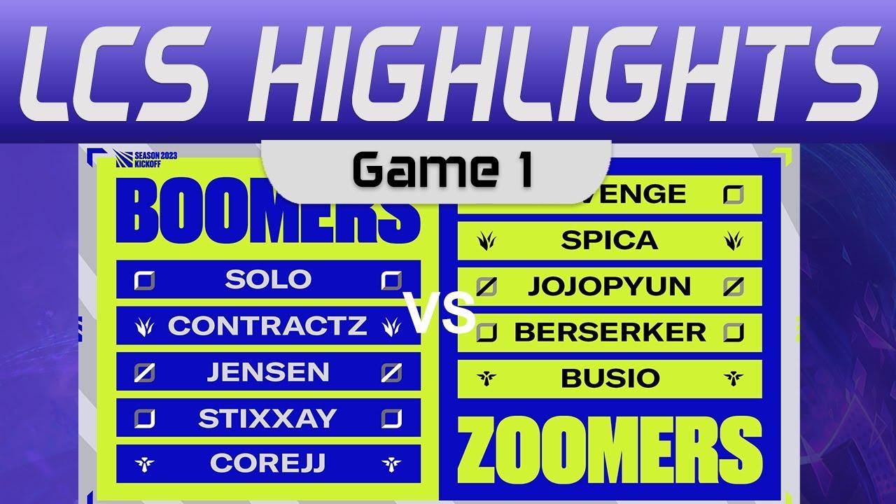 BOOMERS VS ZOOMERS Highlights Game 1 2023 Season Kickoff Team BOOMERS vs Team ZOOMERS by Onivia thumbnail