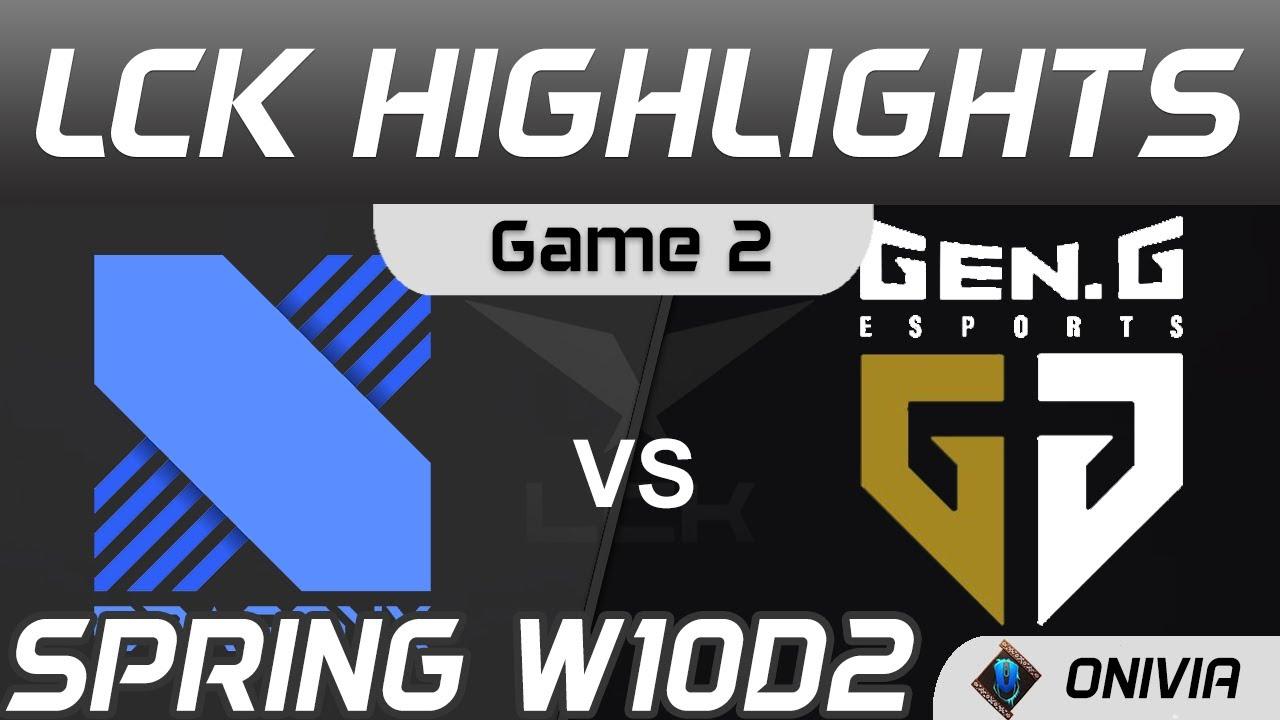 DRX vs GEN Highlights Game 2 Spring Season 2021 W10D2 DragonX vs Gen G by Onivia thumbnail