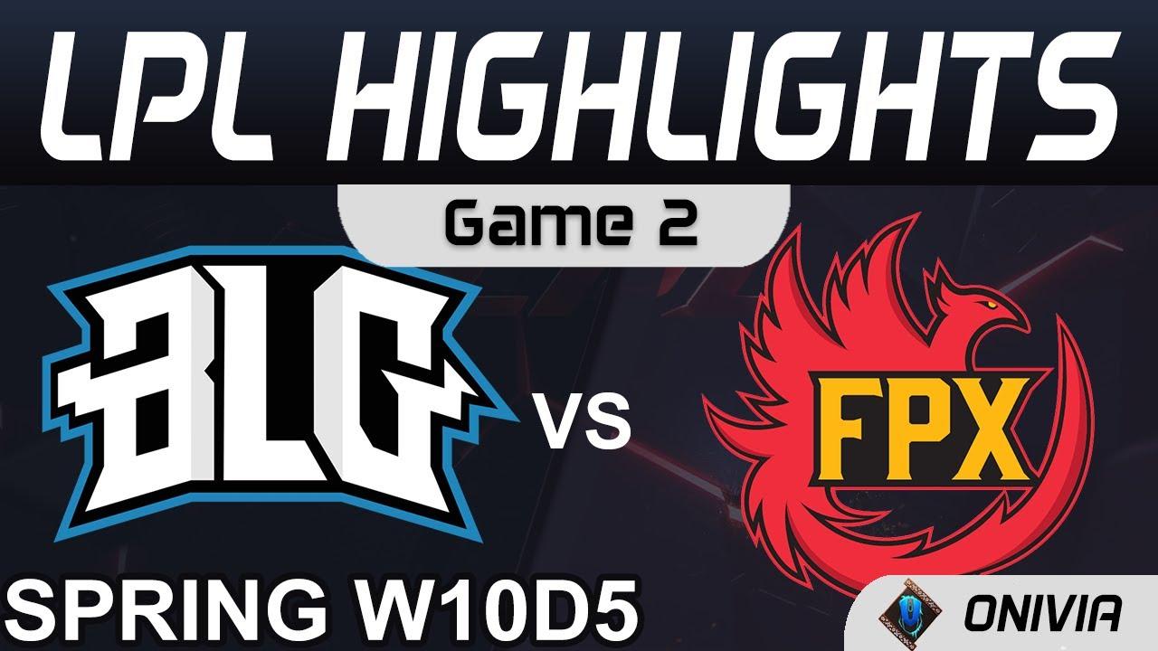 BLG vs FPX Highlights Game 2 LPL Spring Season 2021 W10D4 Bilibili Gaming vs FunPlus Phoenix by Oniv thumbnail