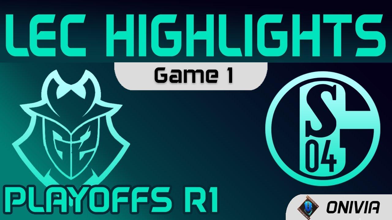 G2 vs S04 Highlights Game 1 Playoffs R1 LEC Spring 2021 G2 Esports vs Schalke 04 by Onivia thumbnail