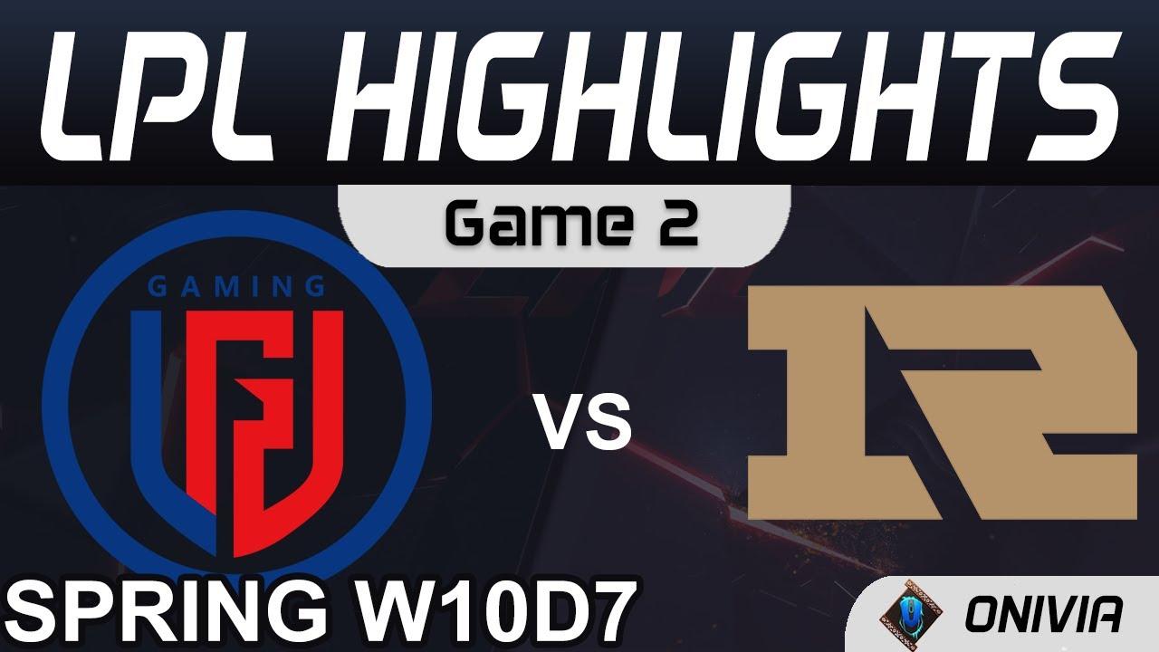 LGD vs RNG Highlights Game 2 LPL Spring Season 2021 W10D7 LGD Gaming vs Royal Never Give Up by Onivi thumbnail