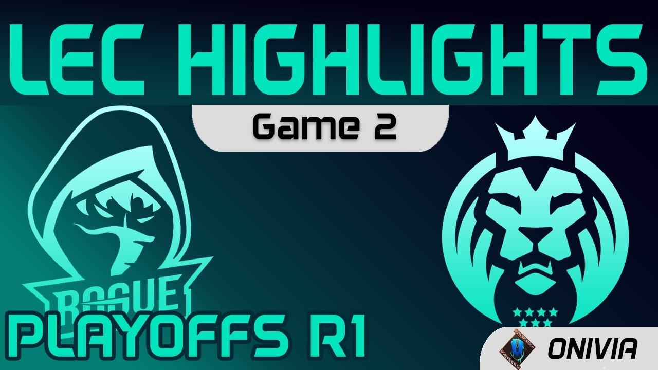 RGE vs MAD Highlights Game 2 Playoffs R1 LEC Spring 2021 Rogue vs MAD Lions by Onivia thumbnail