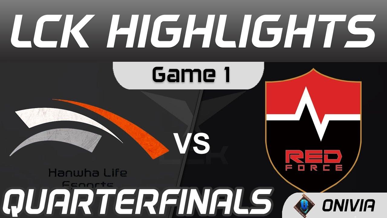 HLE vs NS Highlights Game 1 Quarterfinals Spring Playoffs 2021 Hanwha Life Esports vs Nongshim RedFo thumbnail