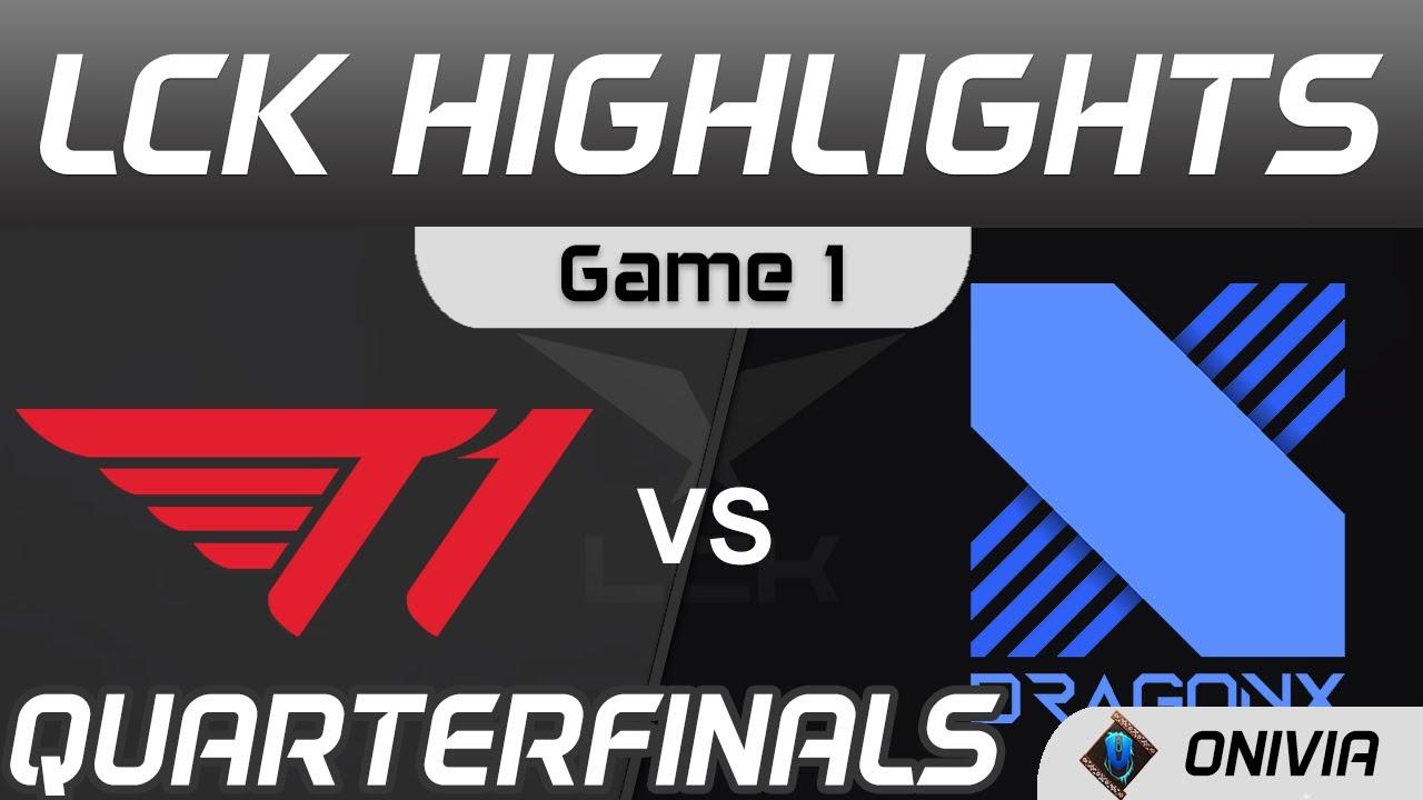 T1 vs DRX Highlights Game 1 Quarterfinals Spring Playoffs 2021 T1 vs DragonX by Onivia thumbnail