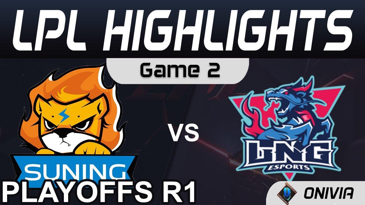 SN vs LNG Highlights Game 2 LPL Spring Playoffs R1 2021 Suning vs LNG Esports by Onivia thumbnail