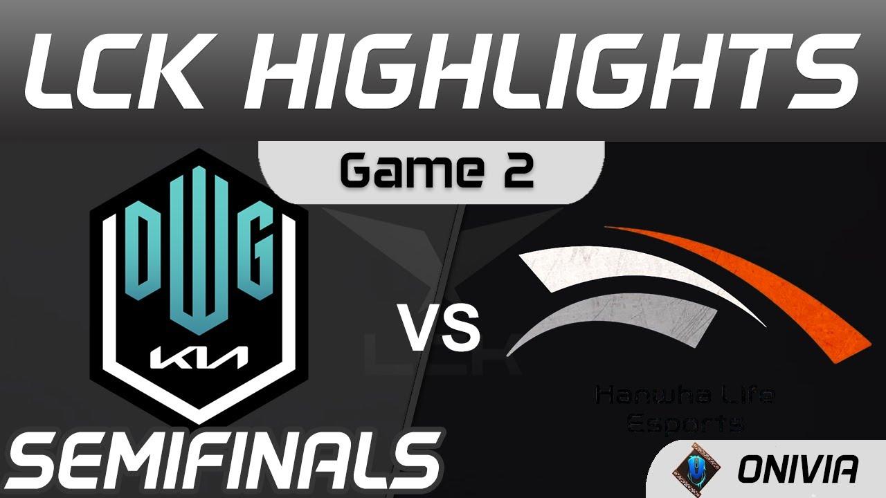 DK vs HLE Highlights Game 2 Semifinals Spring Playoffs 2021 DWG KIA vs Hanwha Life Esports by Onivia thumbnail