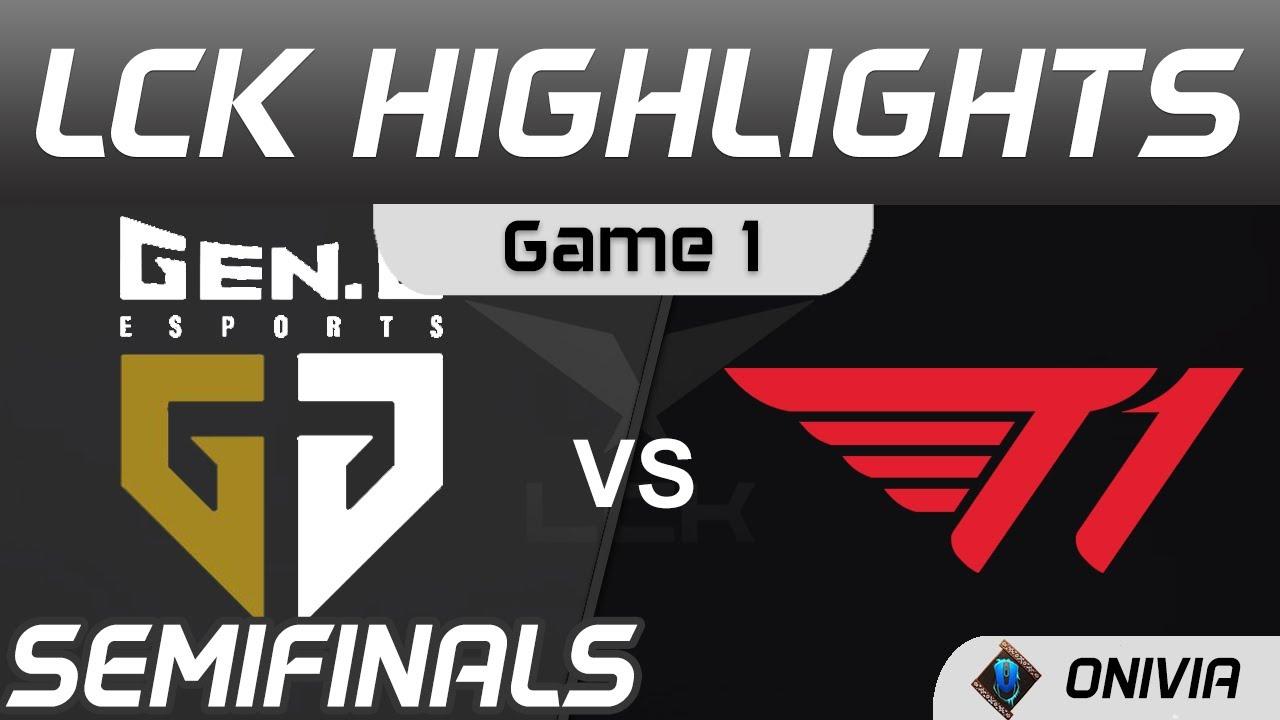 GEN vs T1 Highlights Game 1 Semifinals Spring Playoffs 2021 Gen G vs T1 by Onivia thumbnail