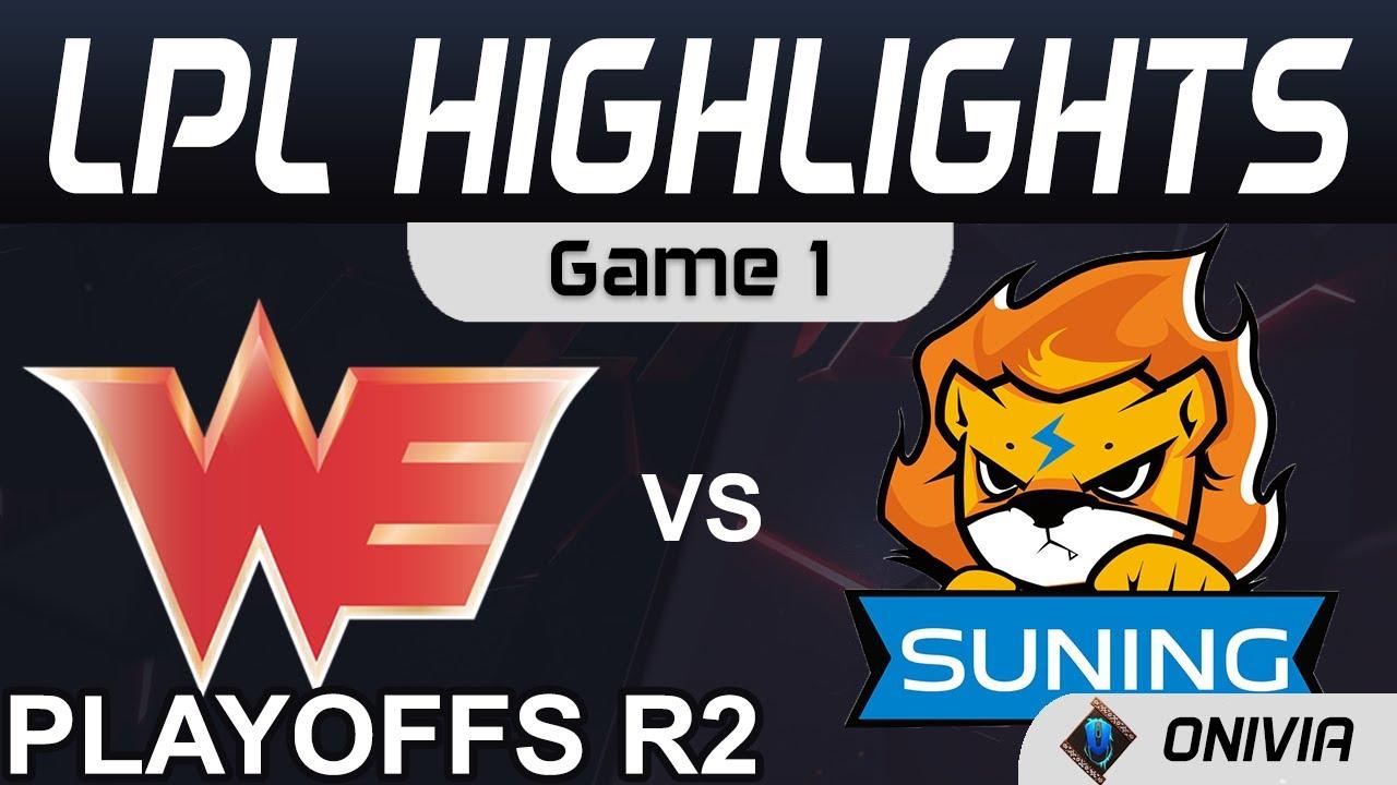 WE vs SN Highlights Game 1 LPL Spring Playoffs R2 2021 Team WE vs Suning by Onivia thumbnail