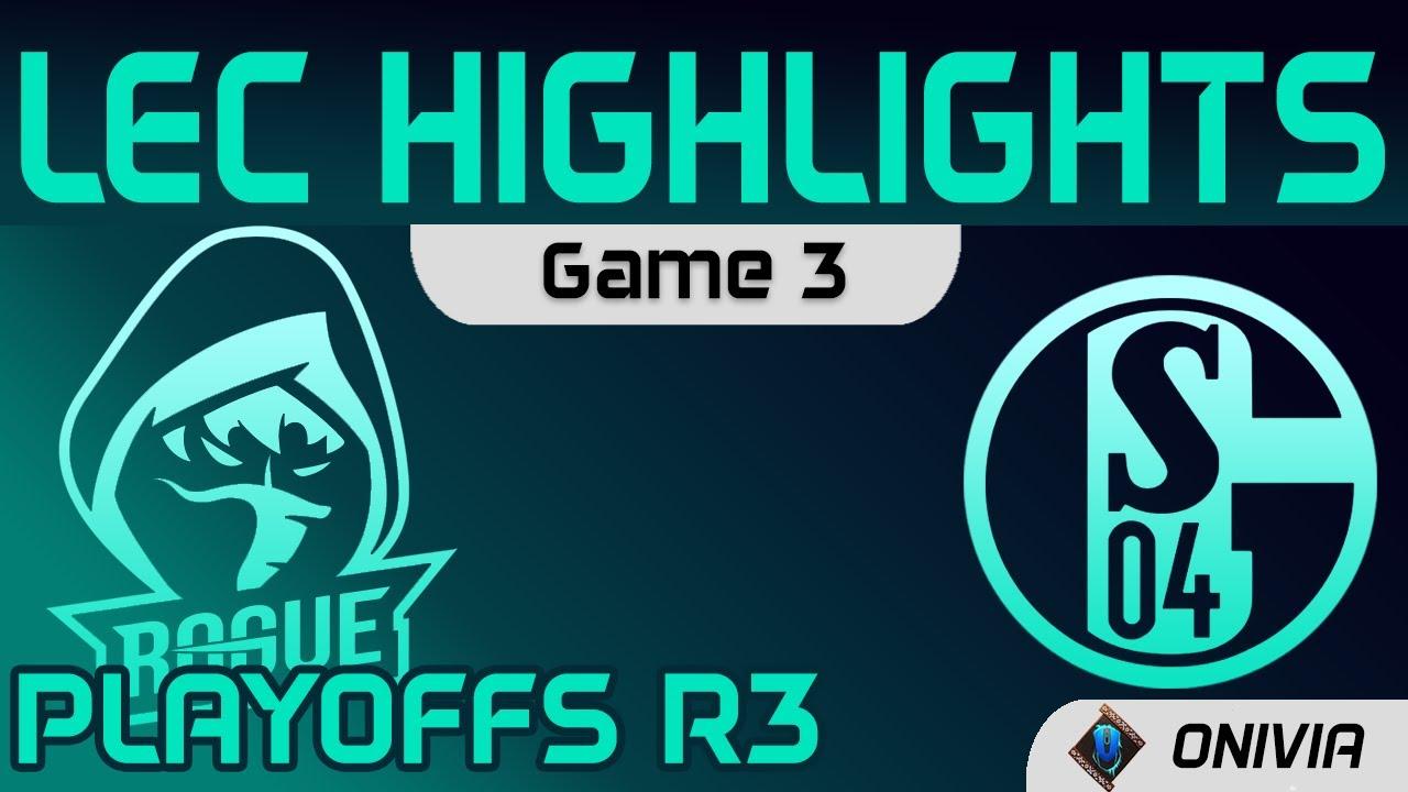 RGE vs S04 Highlights Game 3 Playoffs R3 LEC Spring 2021 Rogue vs Schalke 04 by Onivia thumbnail