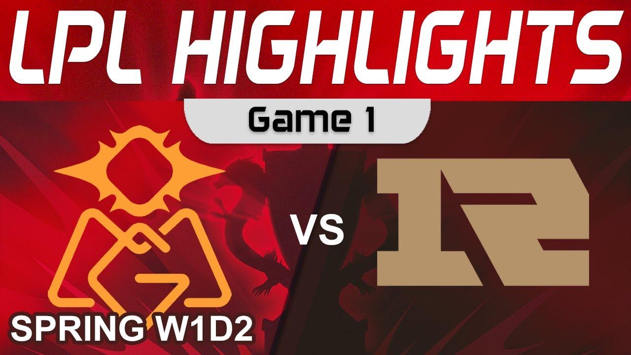 OMG vs RNG Highlights Game 1 LPL Spring Season 2023 W1D2 Oh My God vs Royal Never Give Up by Onivia thumbnail