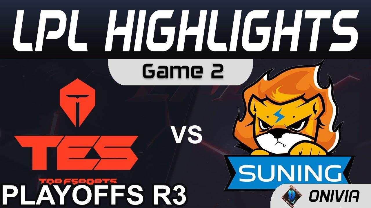 TES vs SN Highlights Game 2 LPL Spring Playoffs R3 2021 Top Esports vs Suning by Onivia thumbnail