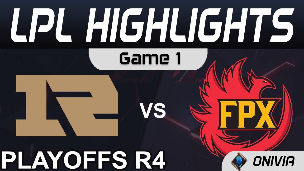 RNG vs FPX Highlights Game 1 LPL Spring Playoffs R4 2021 Royal Never Give Up vs FunPlus Phoenix by O thumbnail