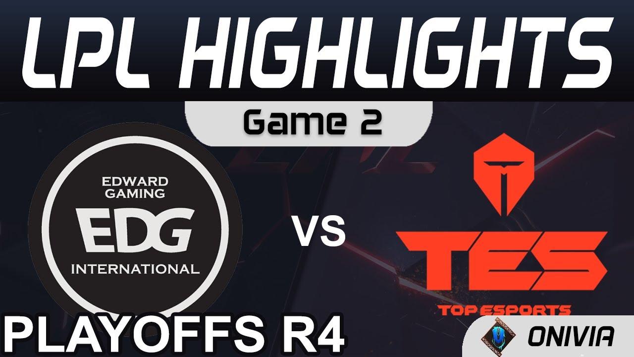 EDG vs TES Highlights Game 2 LPL Spring Playoffs R4 2021 EDward Gaming vs Top Esports by Onivia thumbnail