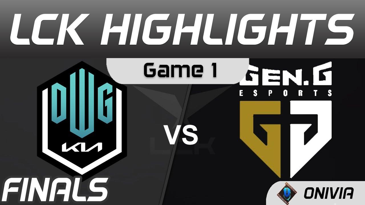 DK vs GEN Highlights Game 1 Finals Spring Playoffs 2021 DWG KIA vs Gen G by Onivia thumbnail