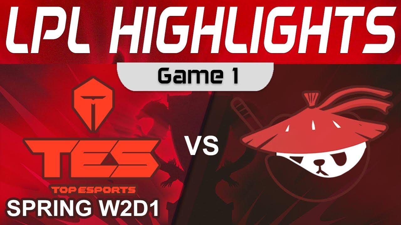 TES vs AL Highlights Game 1 LPL Spring Season 2023 W2D1 Top Esports vs Anyone's Legend by Onivia thumbnail