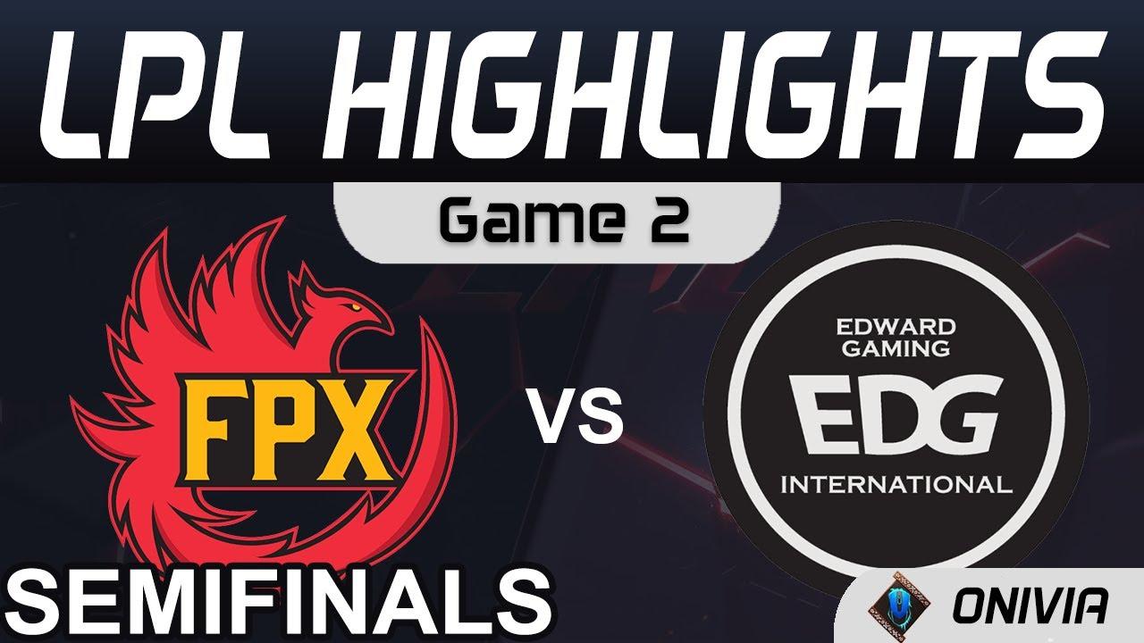 FPX vs EDG Highlights Game 2 LPL Spring Semifinals 2021 FunPlus Phoenix vs EDward Gaming by Onivia thumbnail