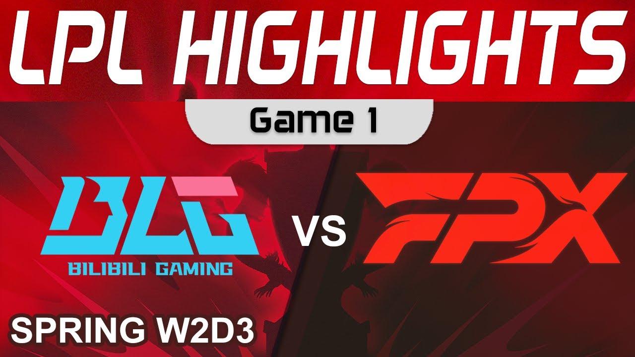 BLG vs FPX Highlights Game 1 LPL Spring Season 2023 W2D3 Bilibili Gaming vs FunPlus Phoenix by Onivi thumbnail