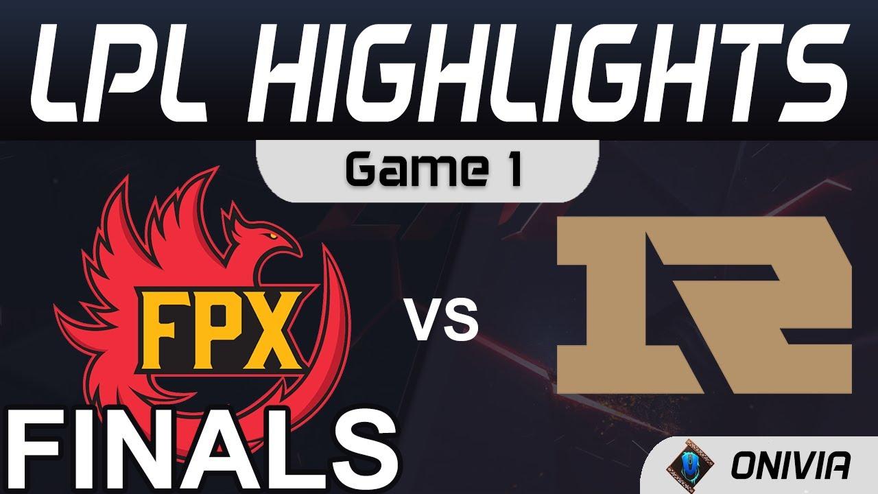 FPX vs RNG Highlights Game 1 LPL Spring Finals 2021 FunPlus Phoenix vs Royal Never Give Up by Onivia thumbnail