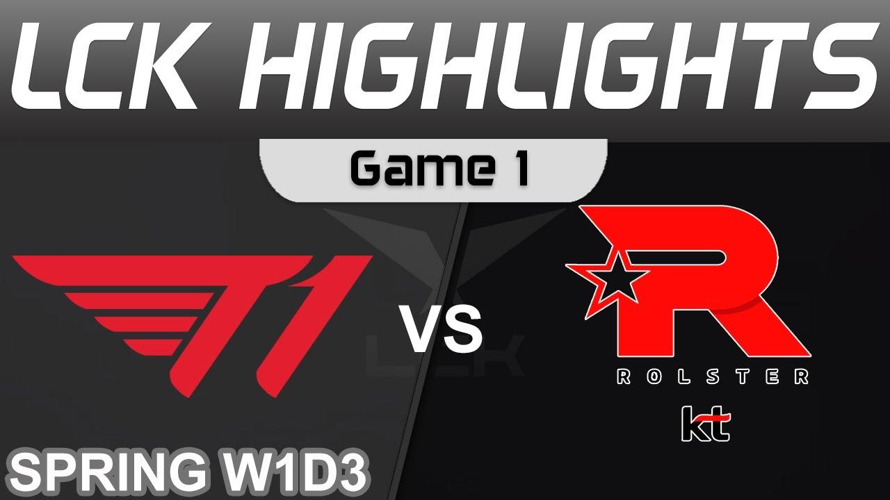 T1 vs KT Highlights Game 1 LCK Spring Season 2023 W1D3 T1 vs KT Rolster by Onivia thumbnail