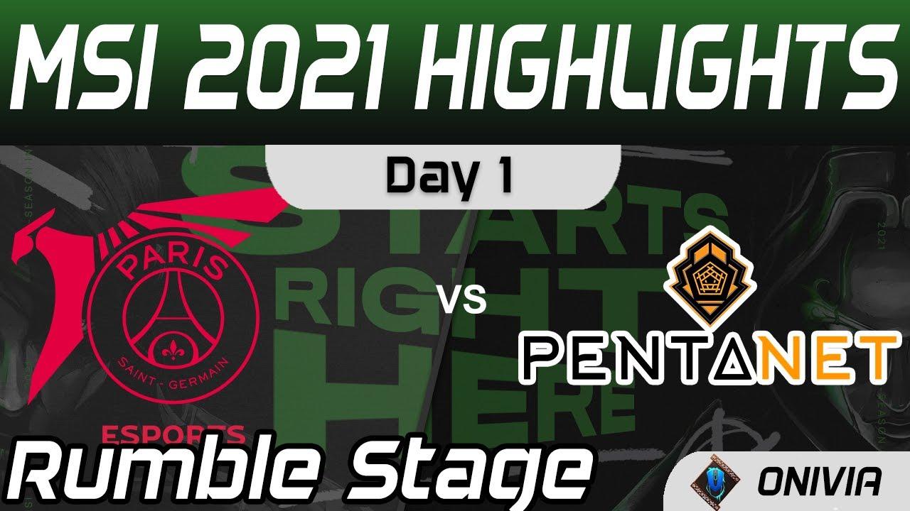 PSG vs PGG Highlights Day 1 MSI 2021 Rumble PSG Talon vs Pentanet GG by Onivia thumbnail