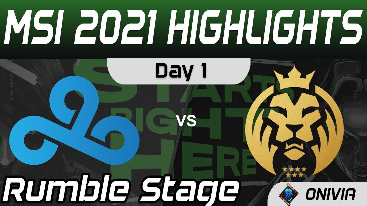 C9 vs MAD Highlights Day 1 MSI 2021 Rumble Cloud9 vs MAD Lions by Onivia thumbnail