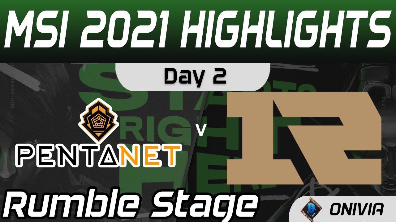 PGG vs RNG Highlights MSI Rumble Stage Day 2 MSI 2021 Pentanet GG vs Royal Never Give Up by Onivia thumbnail