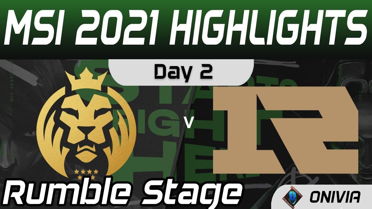 MAD vs RNG Highlights MSI Rumble Stage Day 2 MSI 2021 MAD Lions vs Royal Never Give Up by Onivia thumbnail