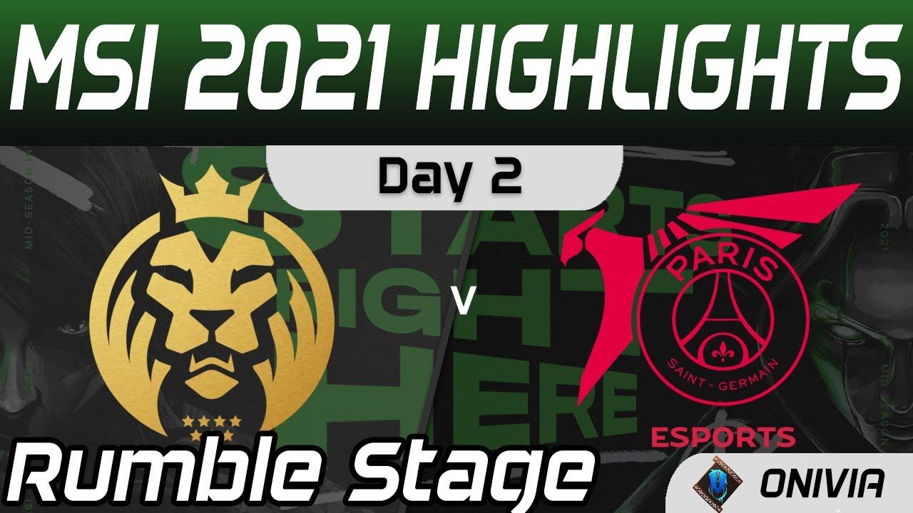 MAD vs PSG Highlights MSI Rumble Stage Day 2 MSI 2021 MAD Lions vs PSG Talon by Onivia thumbnail