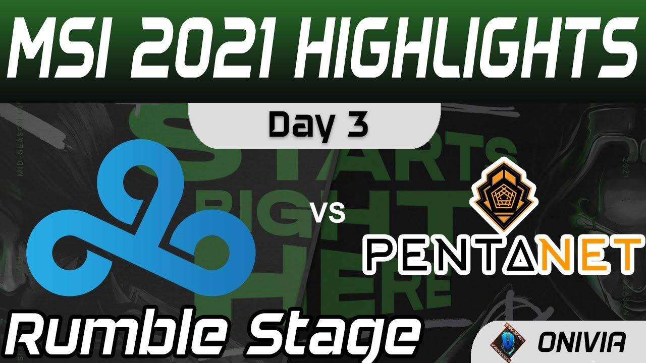 C9 vs PGG Highlights MSI Rumble Stage Day 3 MSI 2021 Cloud9 vs Pentanet.GG by Onivia thumbnail