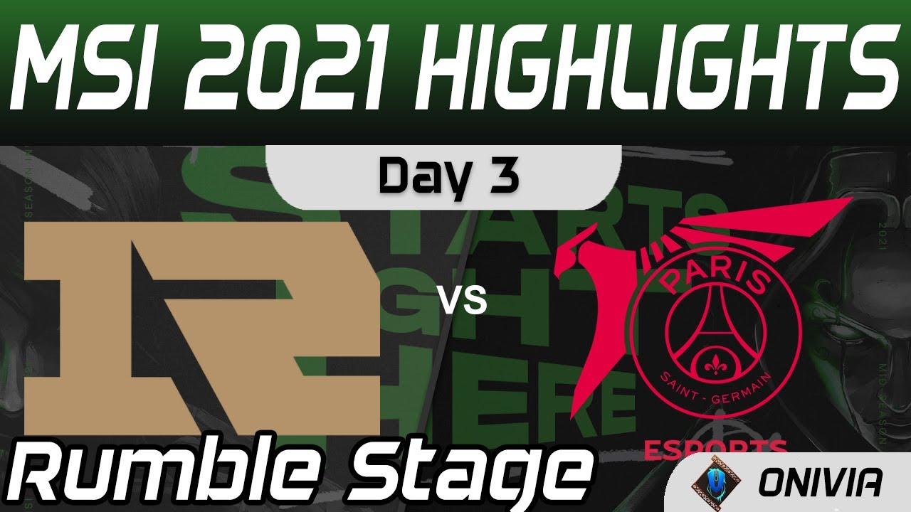 RNG vs PSG Highlights MSI Rumble Stage Day 3 MSI 2021 Royal Never Give Up vs PSG Talon by Onivia thumbnail