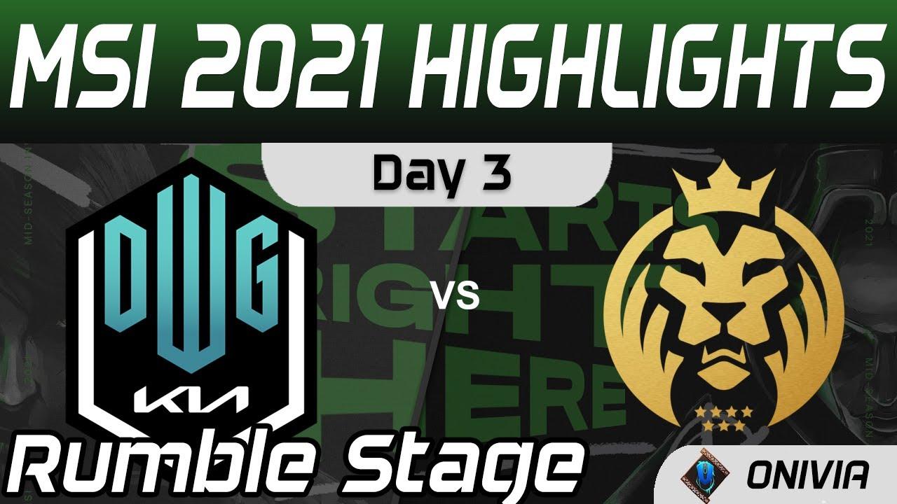 DK vs MAD Highlights MSI Rumble Stage Day 3 MSI 2021 DWG Kia vs Mad Lions by Onivia thumbnail