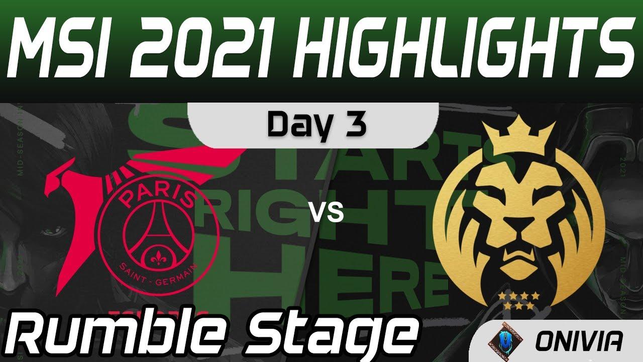 PSG vs MAD Highlights MSI Rumble Stage Day 3 MSI 2021 PSG Talon vs MAD Lions by Onivia thumbnail