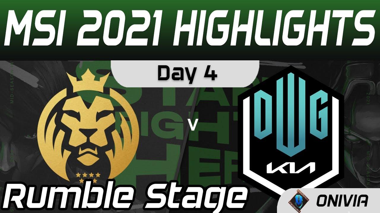 MAD vs DK Highlights MSI Rumble Stage Day 4 MSI 2021 MAD Lions vs DWG KIA by Onivia thumbnail