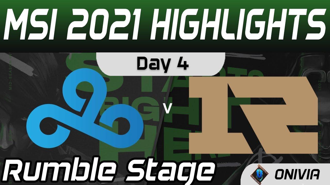 C9 vs RNG Highlights MSI Rumble Stage Day 4 MSI 2021 Cloud9 vs Royal Never Give Up by Onivia thumbnail