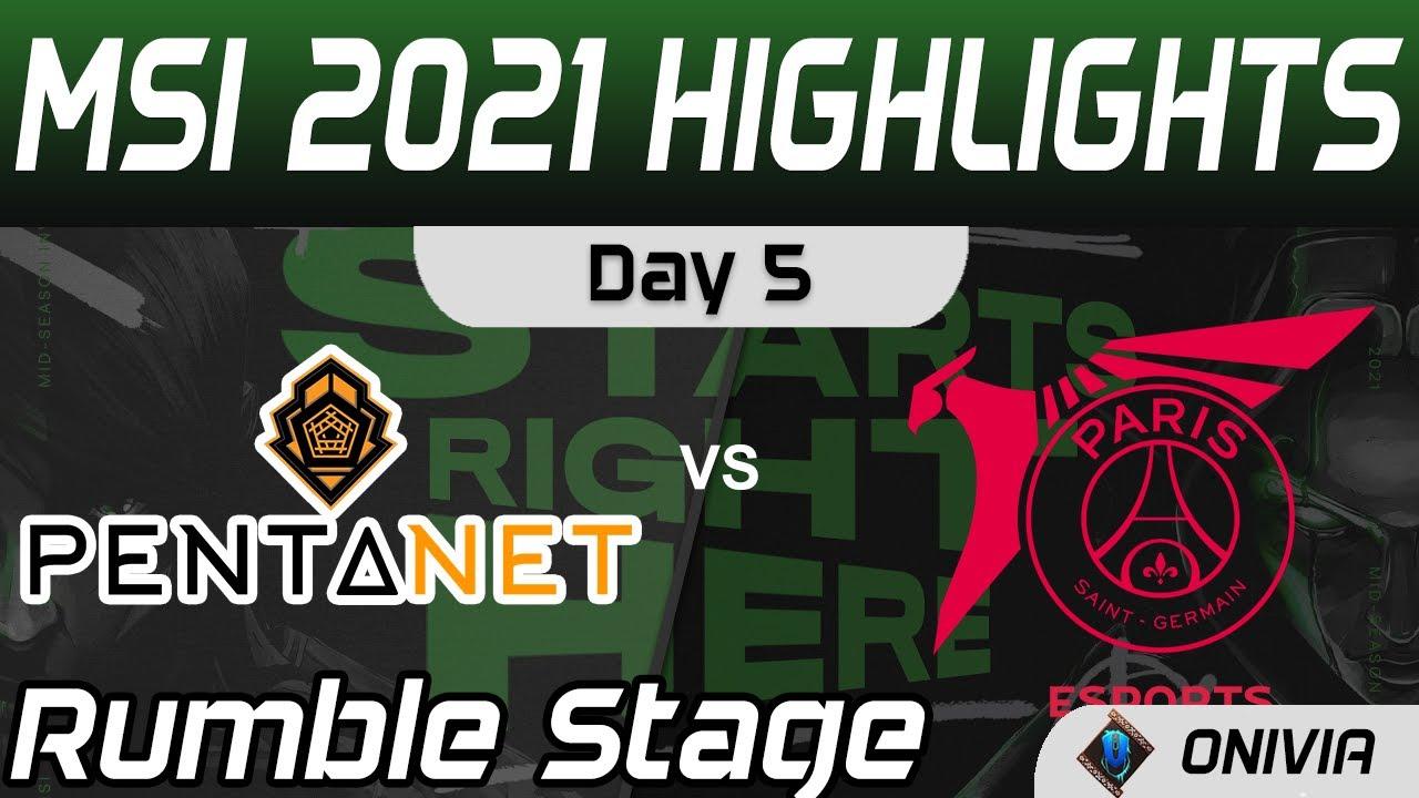 PGG vs PSG Highlights MSI Rumble Stage Day 5 MSI 2021 Pentanet GG vs PSG Talon by Onivia thumbnail