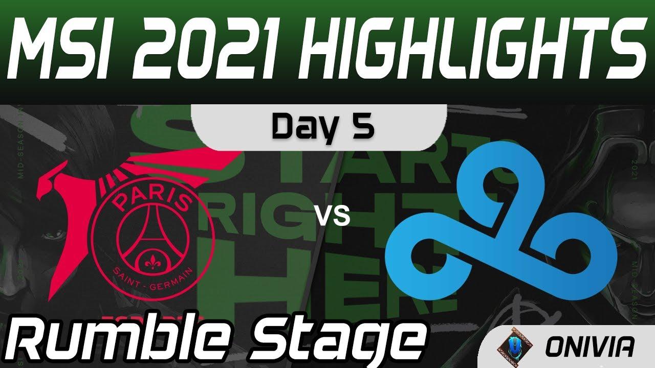 PSG vs C9 Highlights MSI Rumble Stage Day 5 MSI 2021 PSG Talon vs Cloud9 by Onivia thumbnail