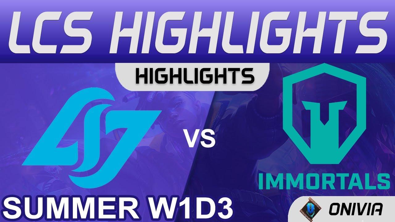 CLG vs IMT Highlights LCS Summer 2021 W1D3 Counter Logic Gaming vs Immortals by Onivia thumbnail