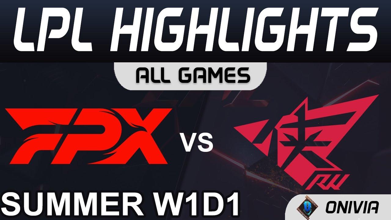 FPX vs RW Highlights ALL GAMES LPL Summer Season 2021 W1D1 FunPlus Phoenix vs Rogue Warriors thumbnail