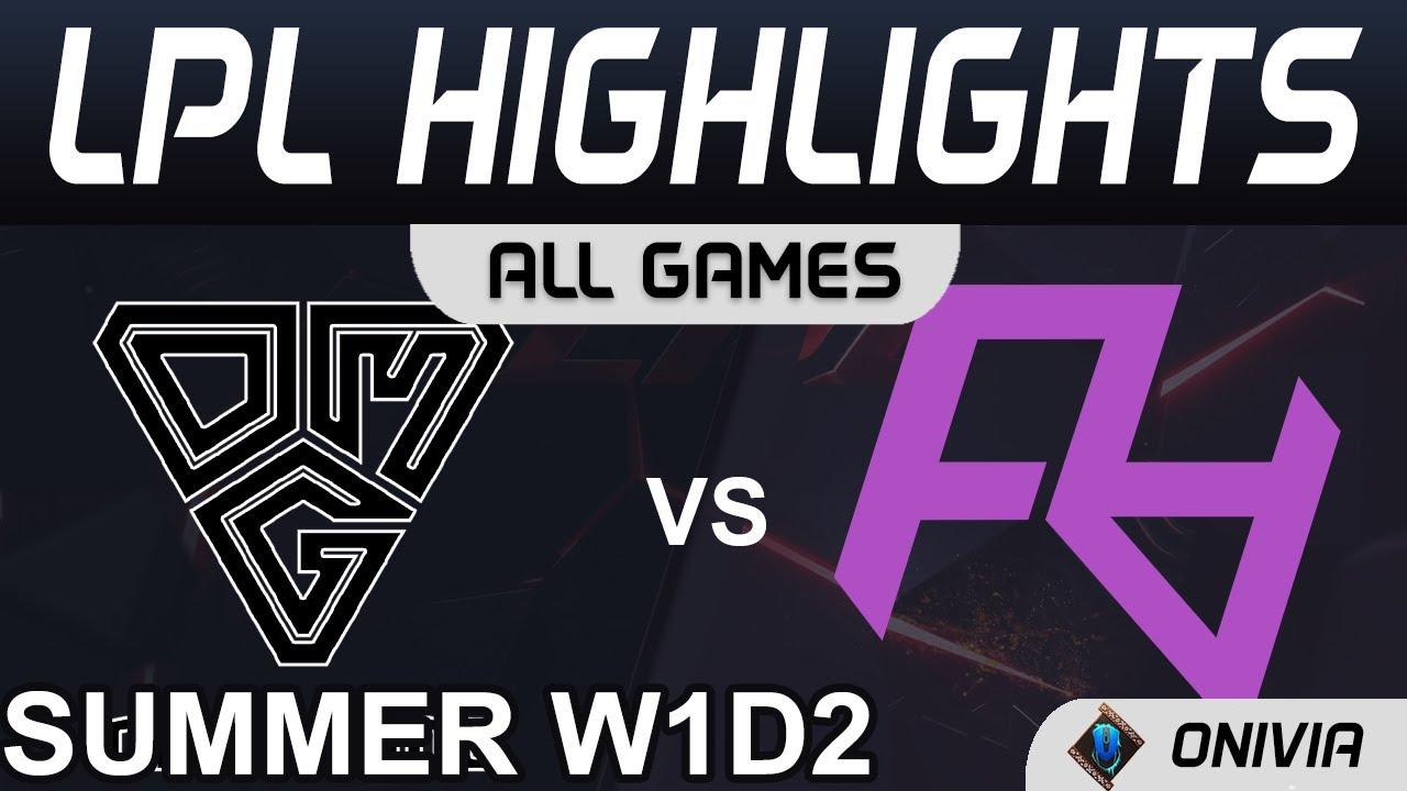 OMG vs RA Highlights ALL GAMES LPL Summer Season 2021 W1D2 Oh My God vs Rare Atom by Onivia thumbnail