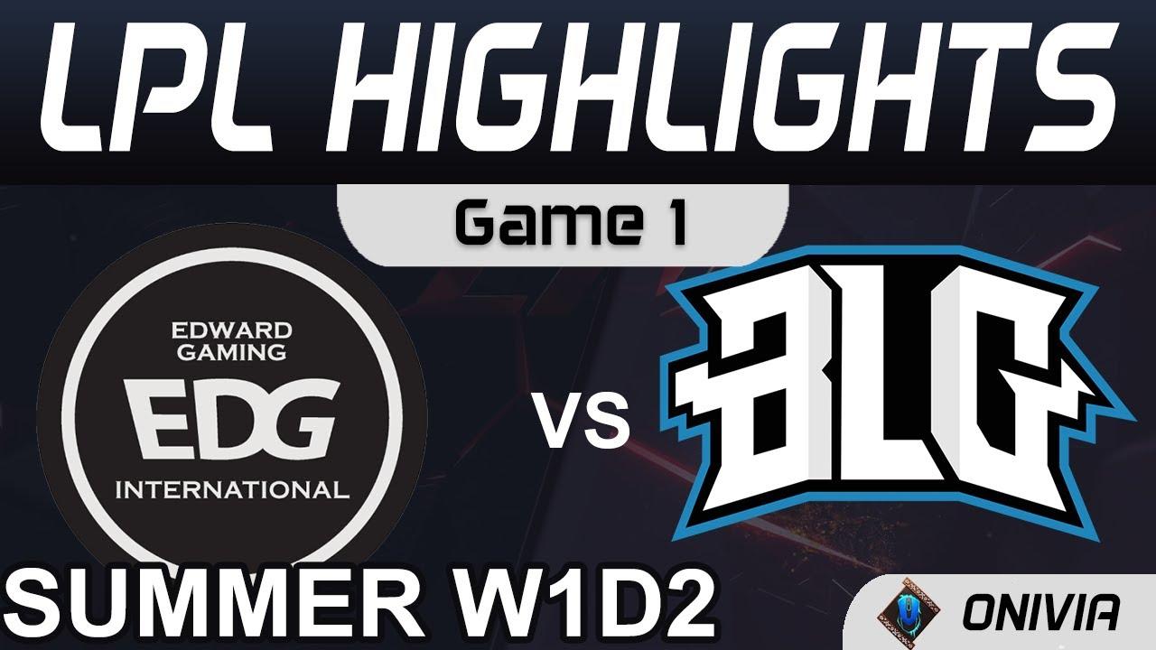 EDG vs BLG Highlights Game 1 LPL Summer Season 2021 W1D2 EDward Gaming vs Bilibili Gaming by Onivia thumbnail