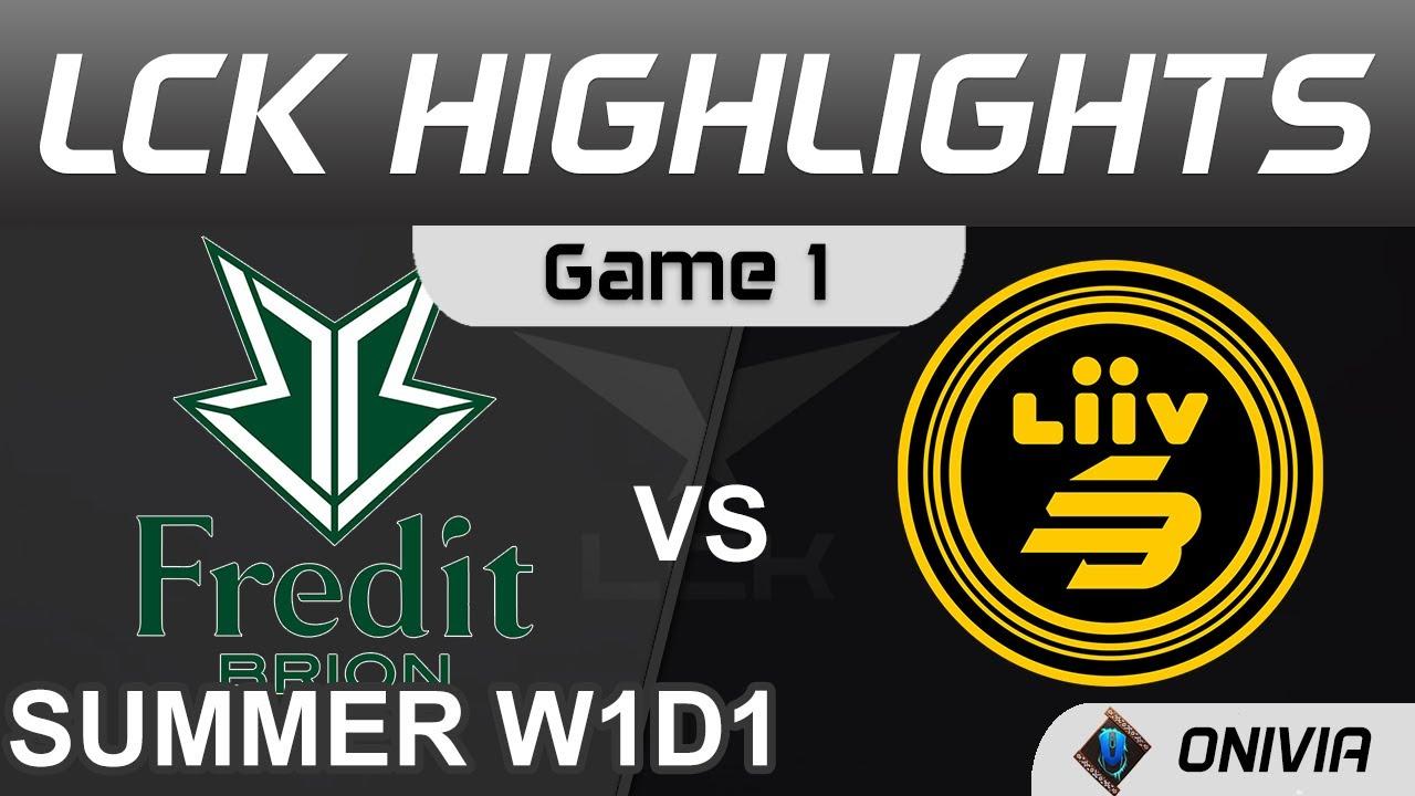 BRO vs LSB Highlights Game 1 LCK Summer Season 2021 W1D1 Fredit BRION vs Liiv SANDBOX by Onivia thumbnail