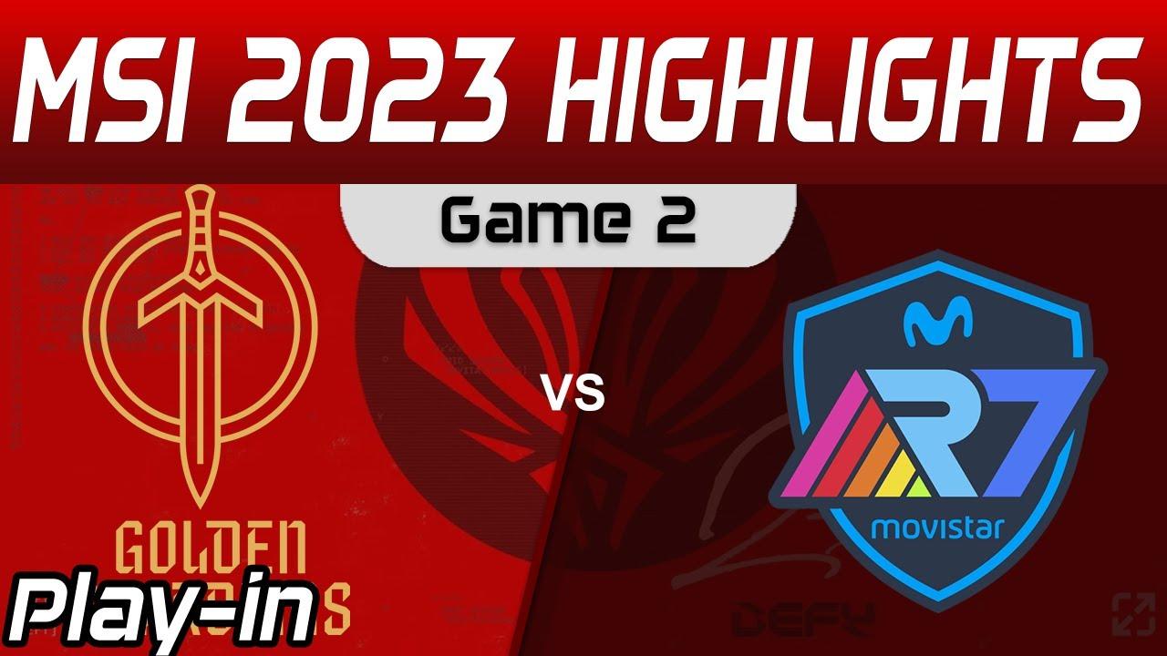 GG vs R7 Highlights Game 2 Day 5 MSI 2023 Play IN Golden Guardians vs Movistar R7 by Onivia thumbnail