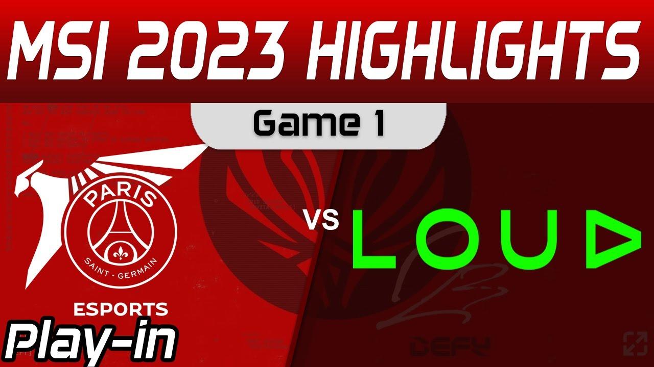 PSG vs LLL Highlights Game 1 Day 5 MSI 2023 Play IN PSG Talon vs LOUD by Onivia thumbnail