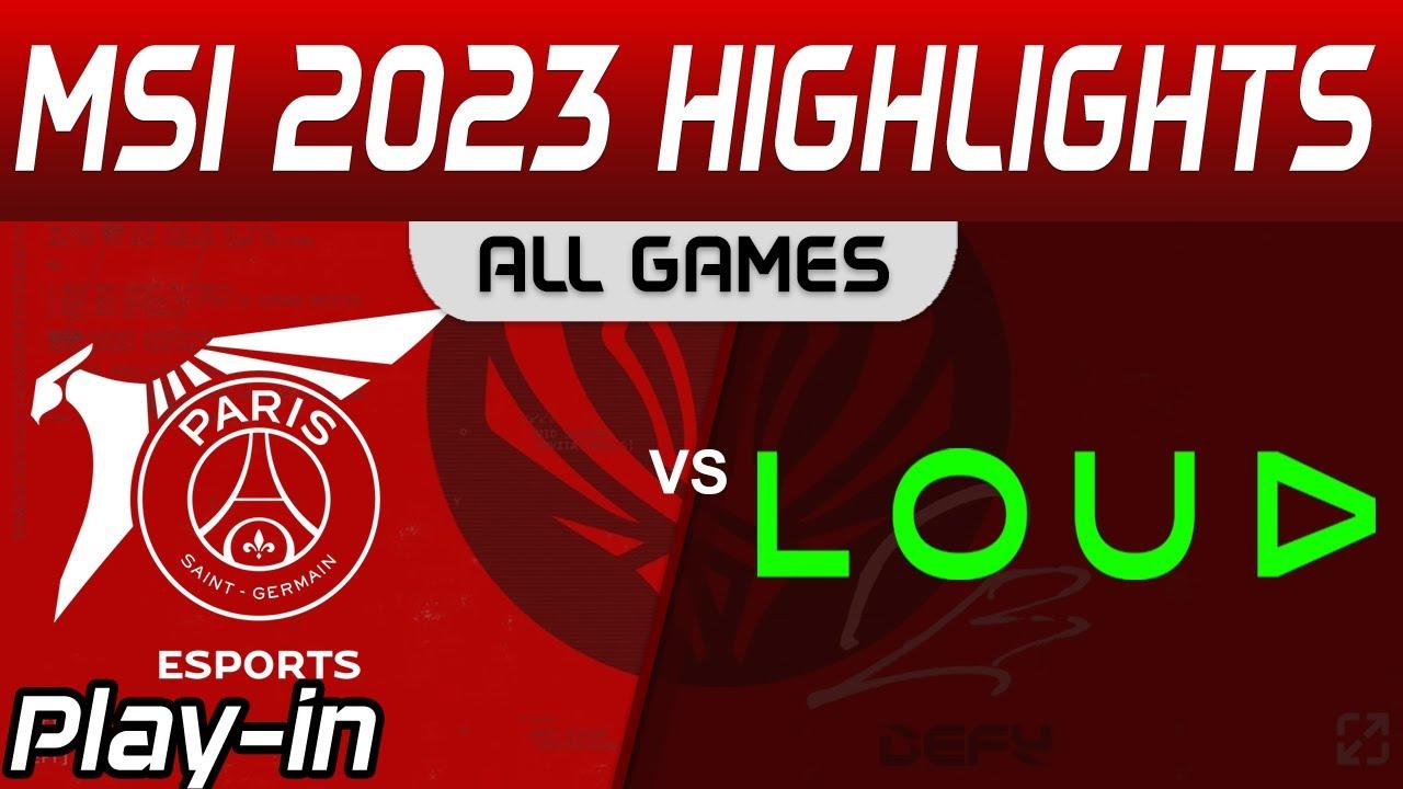 PSG vs LLL Highlights ALL GAMES Day 5 MSI 2023 Play IN PSG Talon vs LOUD by Onivia thumbnail