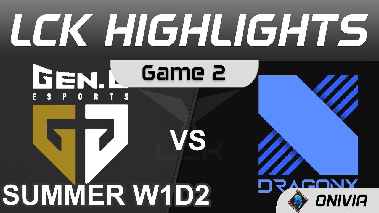 GEN vs DRX Highlights Game 2 LCK Summer Season 2021 W1D2 Gen G vs DragonX by Onivia thumbnail