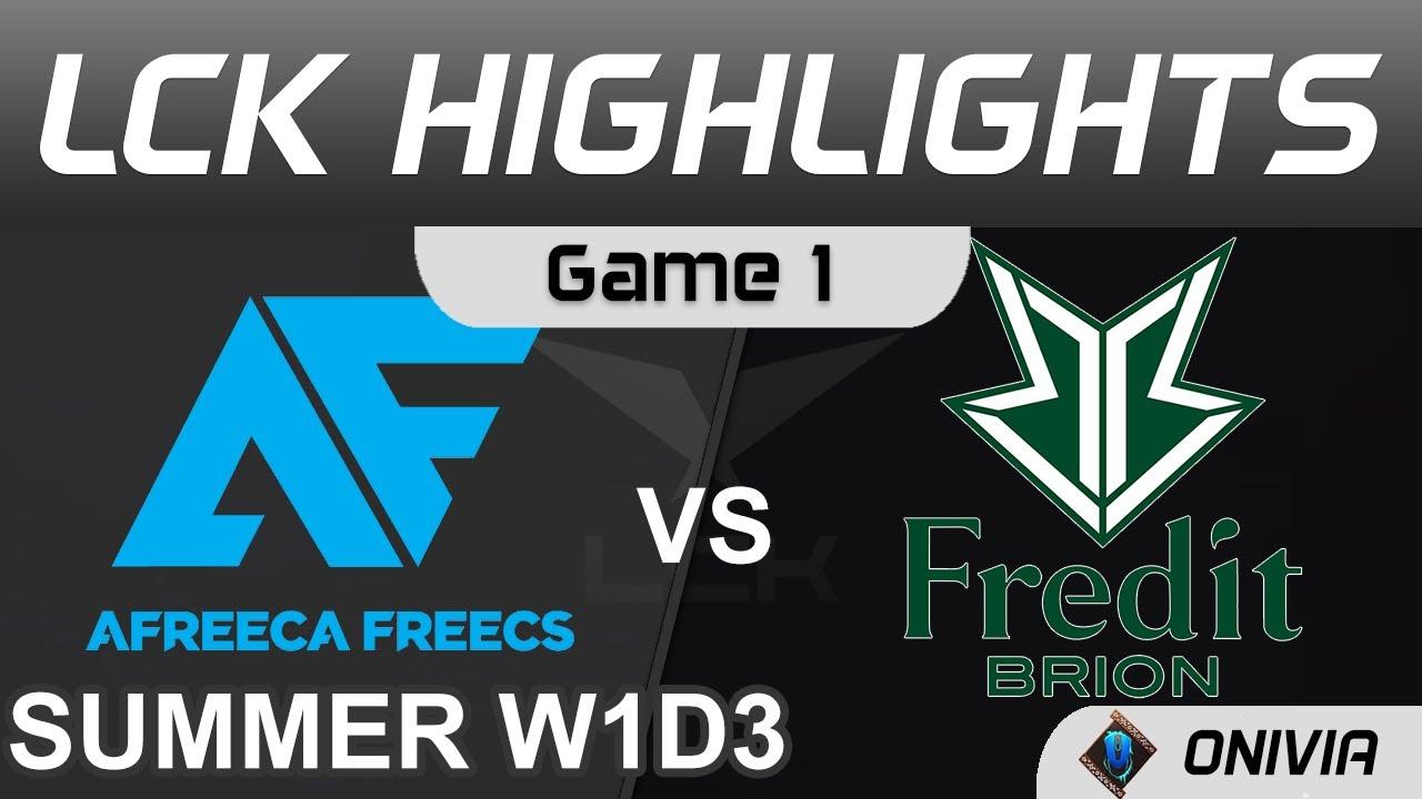 AF vs BRO Highlights Game 1 LCK Summer Season 2021 W1D3 Afreeca Freecs vs Fredit BRION by Onivia thumbnail