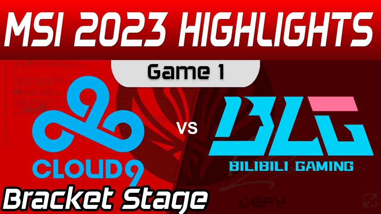 C9 vs BLG Highlights Game 1 Bracket Stage Round 1 MSI 2023 Cloud9 vs Bilibili Gaming by Onivia thumbnail