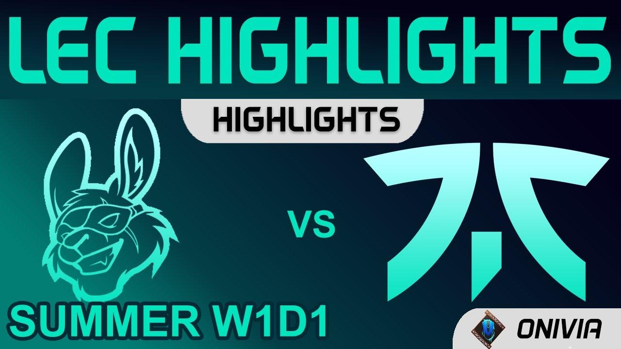 MSF vs FNC Highlights LEC Summer Season 2021 W1D1 Misfits Gaming vs Fnatic by Onivia thumbnail